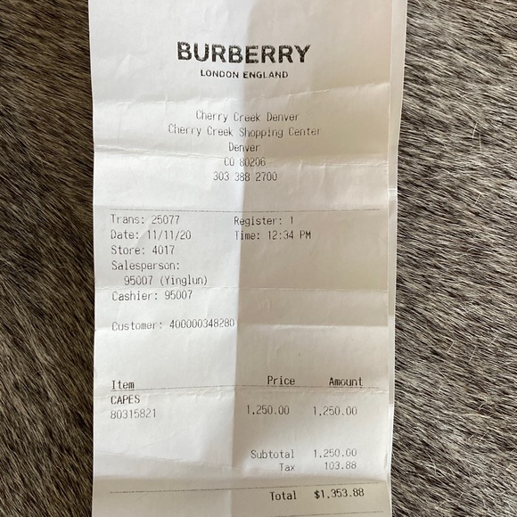 Burberry Wool Cashmere Knit Hooded Cape - Picture 13 of 16